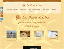 Tablet Screenshot of lamagiedetre.com